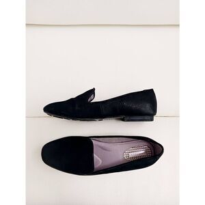 COM & SENS GLORIETTE LEATHER LOAFERS BLACK SIZE 8
